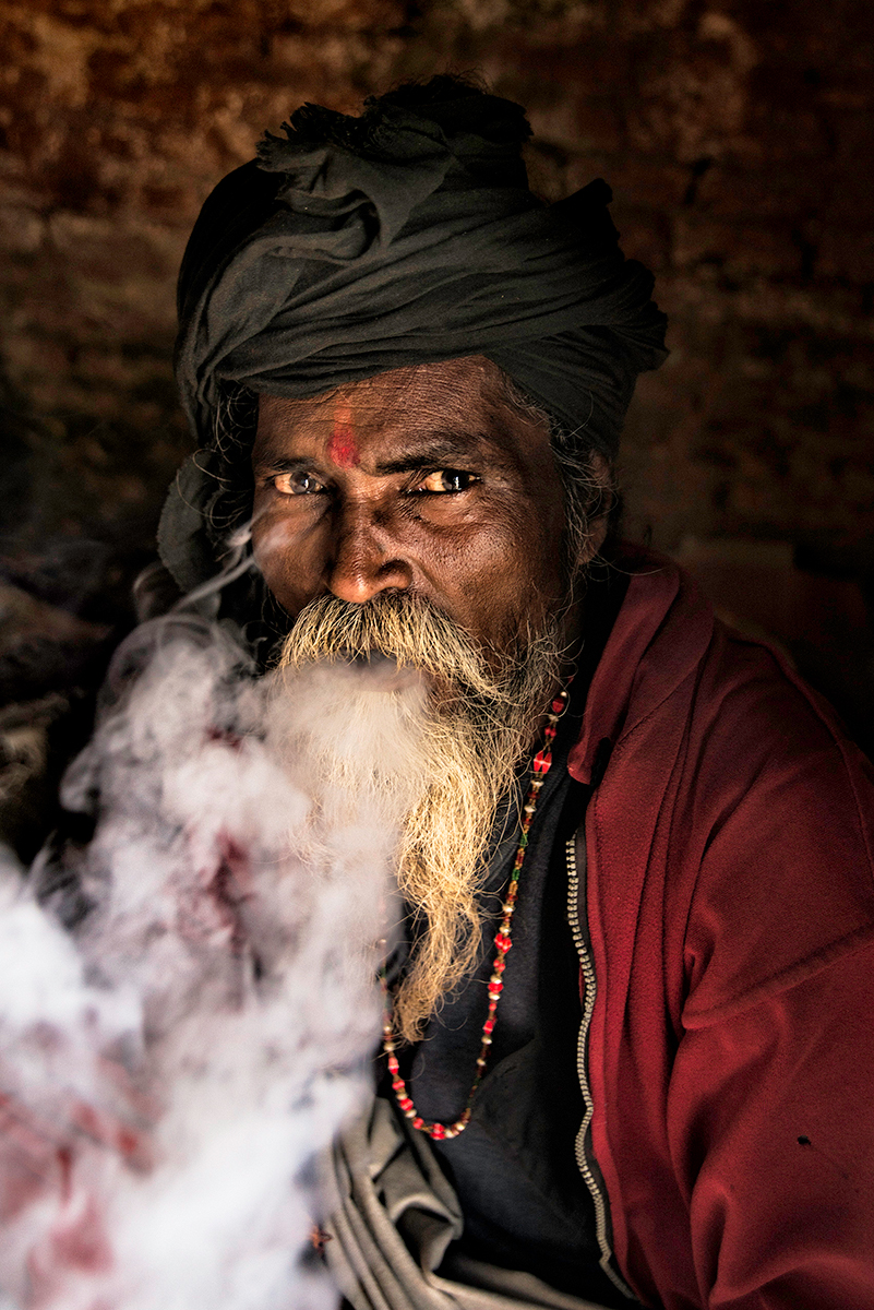 Smoking Sadhu