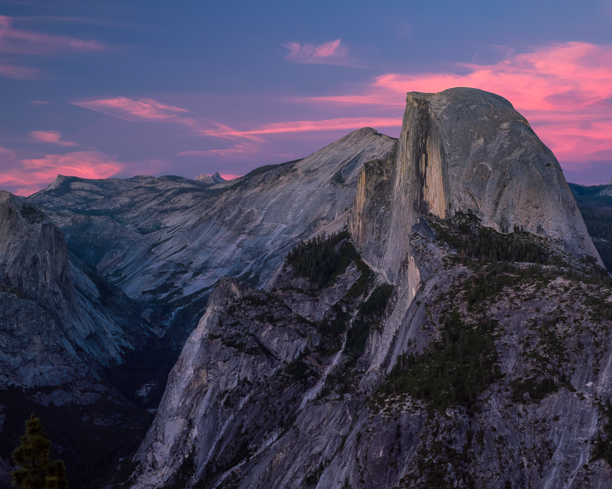 Half Dome After Sunset