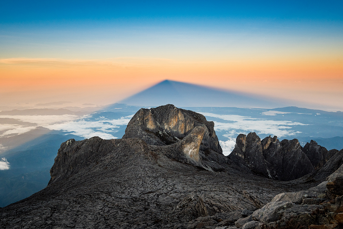The Shadow of The Majestic Mount Kinabalu