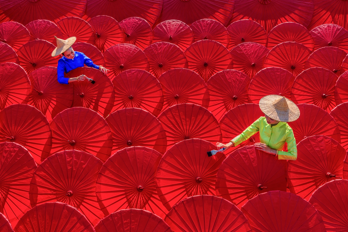 The umbrellas makers