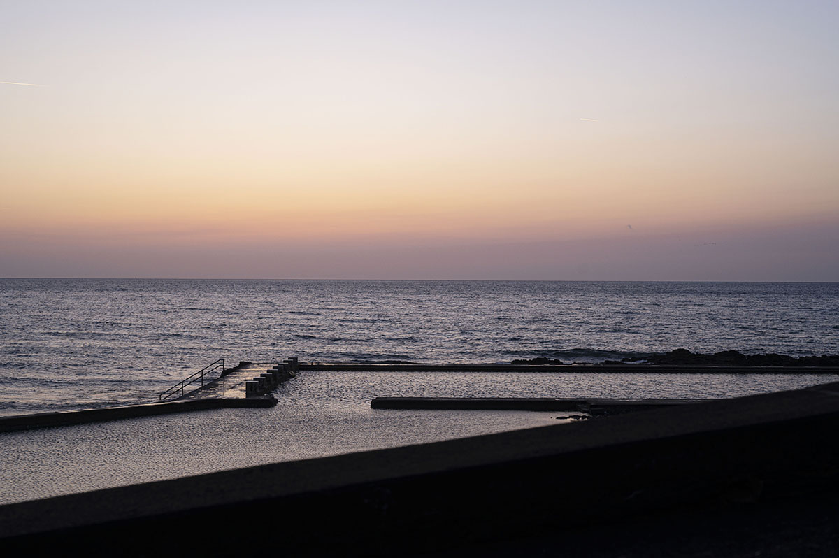 Swimming pool and Sunset (France-2023)