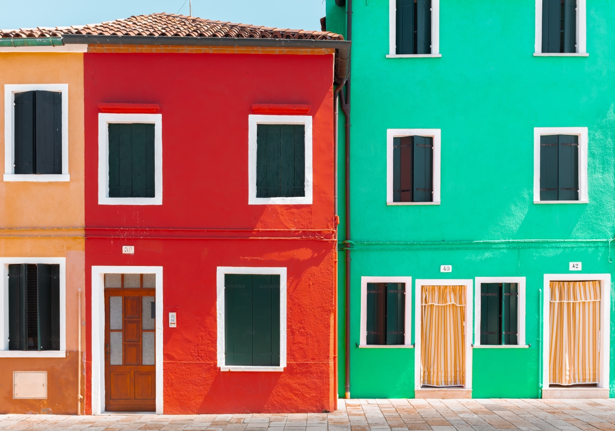 Burano Island.