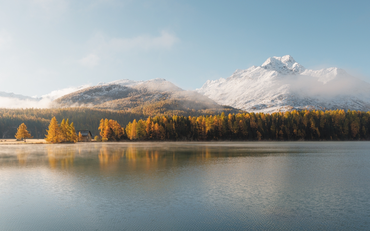 Autumn Morning in Upper Engadine