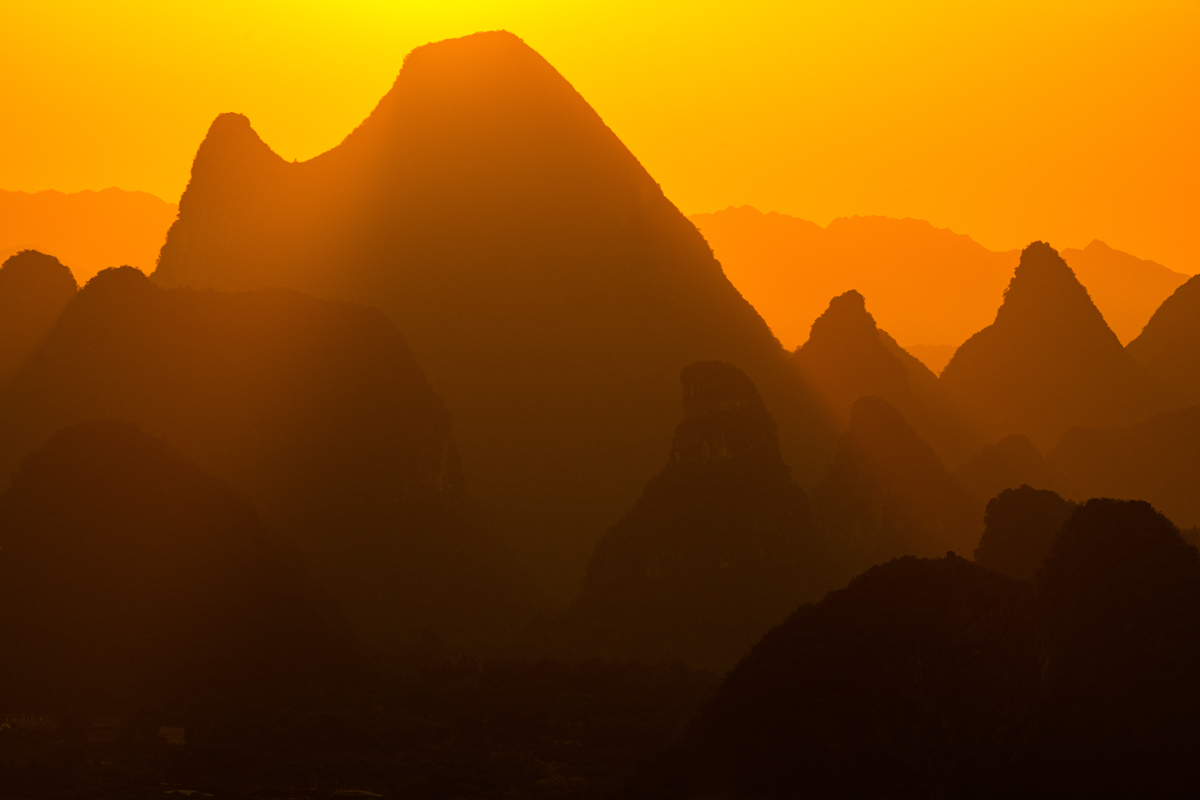 Sunset in Guilin II