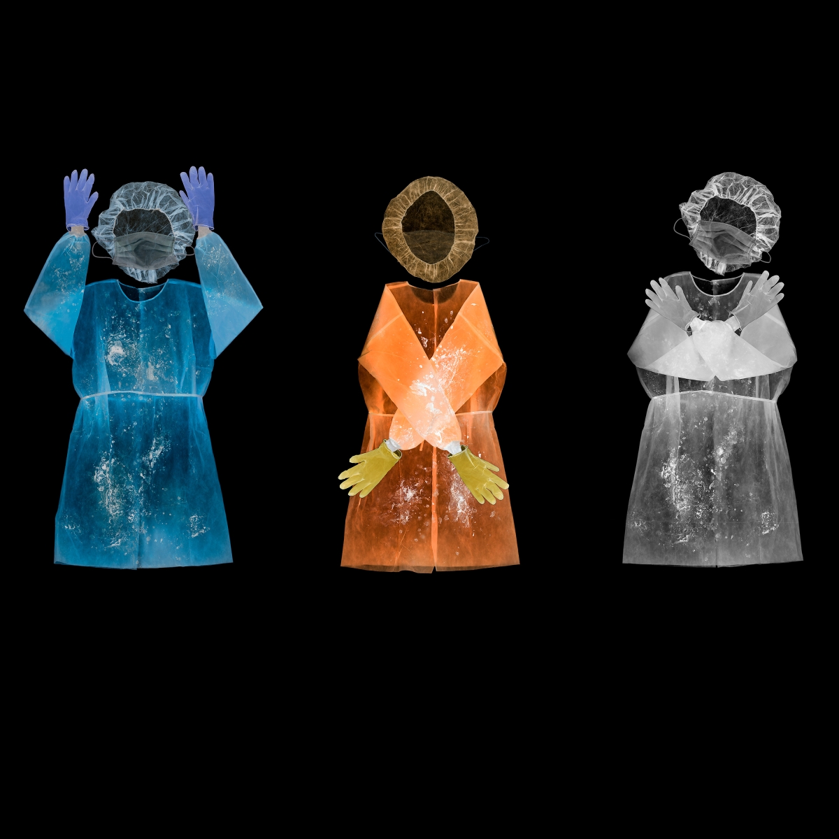 PPE Conflict Portraits- Luminosity, Colour & B&W