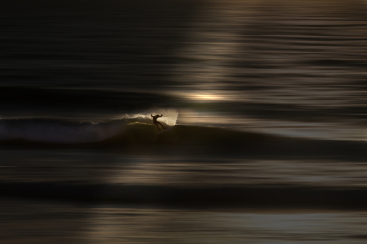 Sunset Surfing