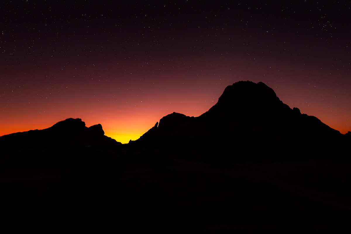 Farewell Light Over Spitzkoppe