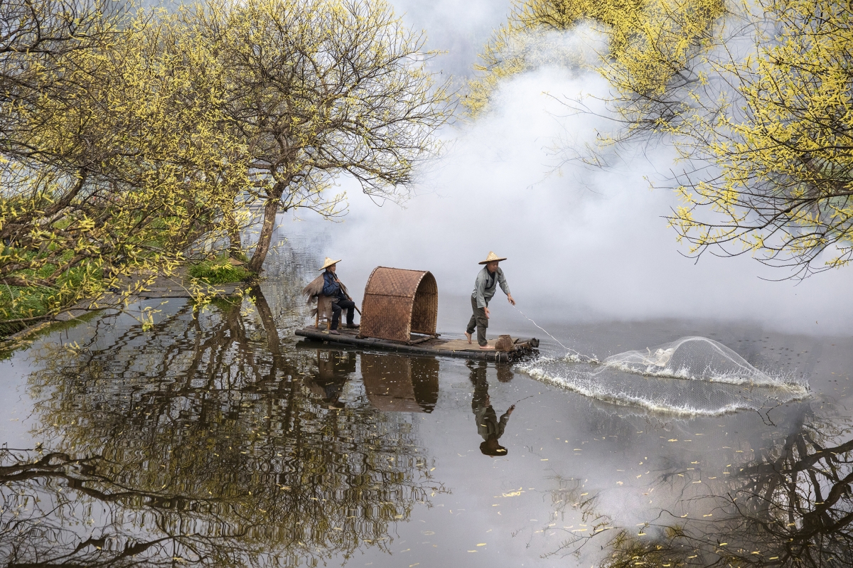 Early morning fishing