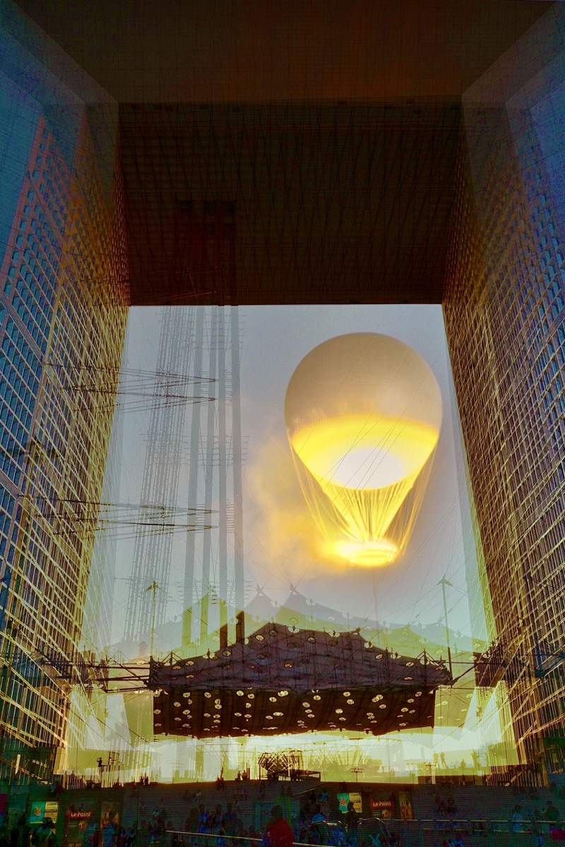 Olympics Cauldron and Great Arch (Paris, 2025)