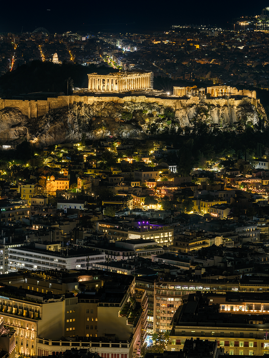 Athens Night Portrait