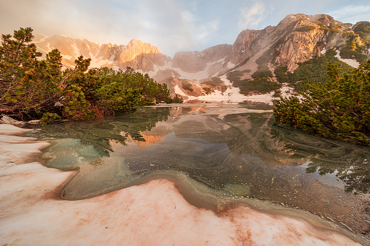 Misty Mountain Sunset