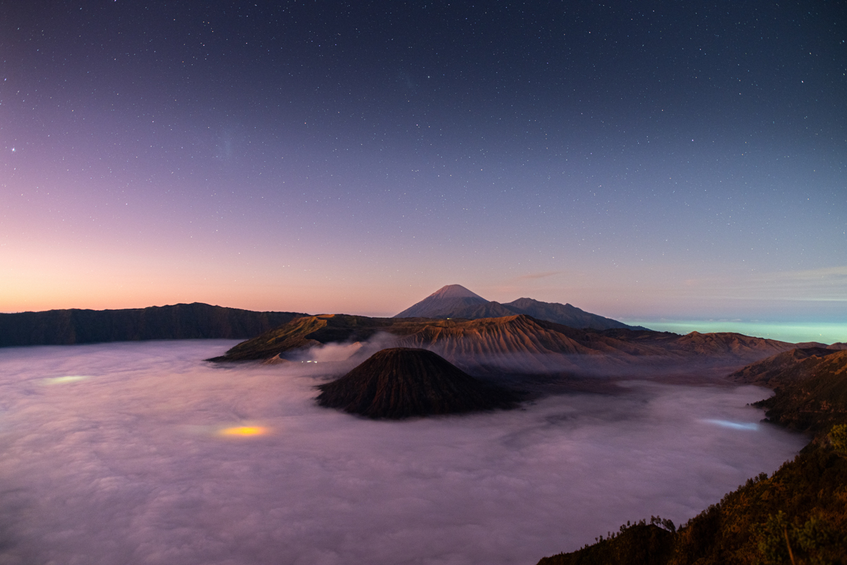 When Mount Bromo met the sea of clouds I
