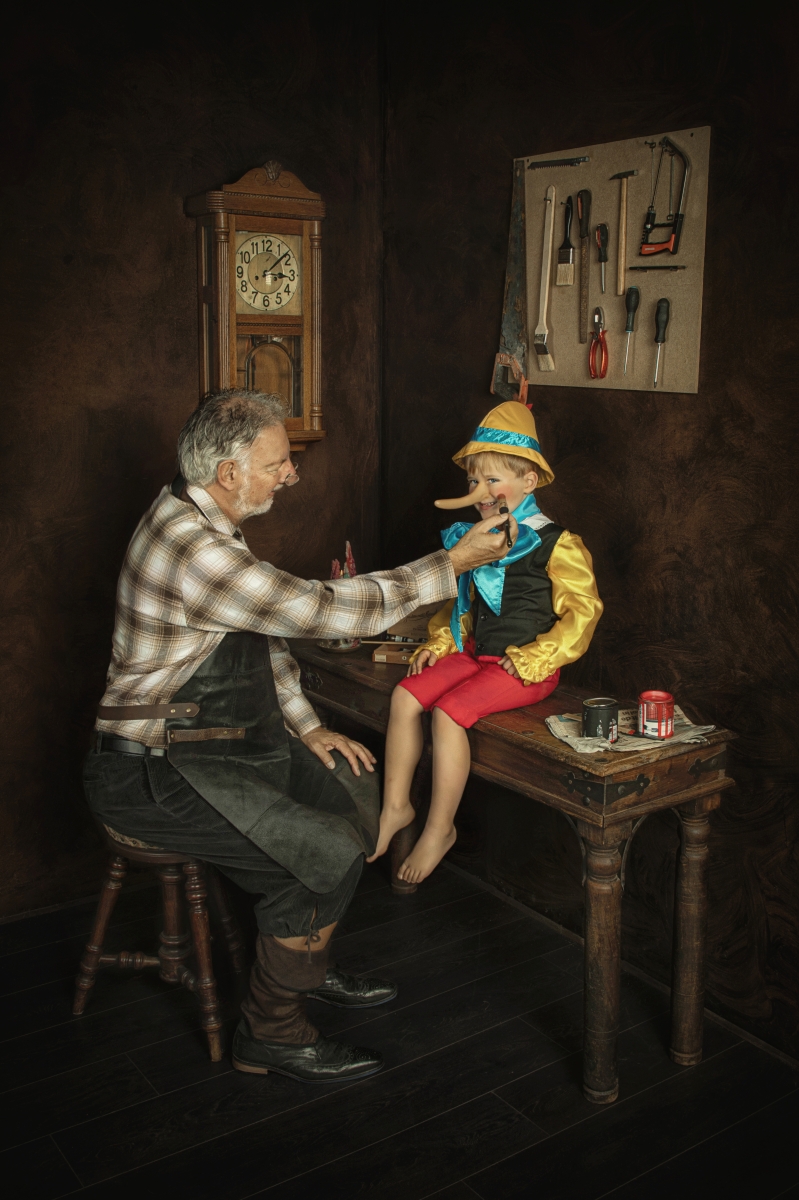 Pinocchio and Gepetto