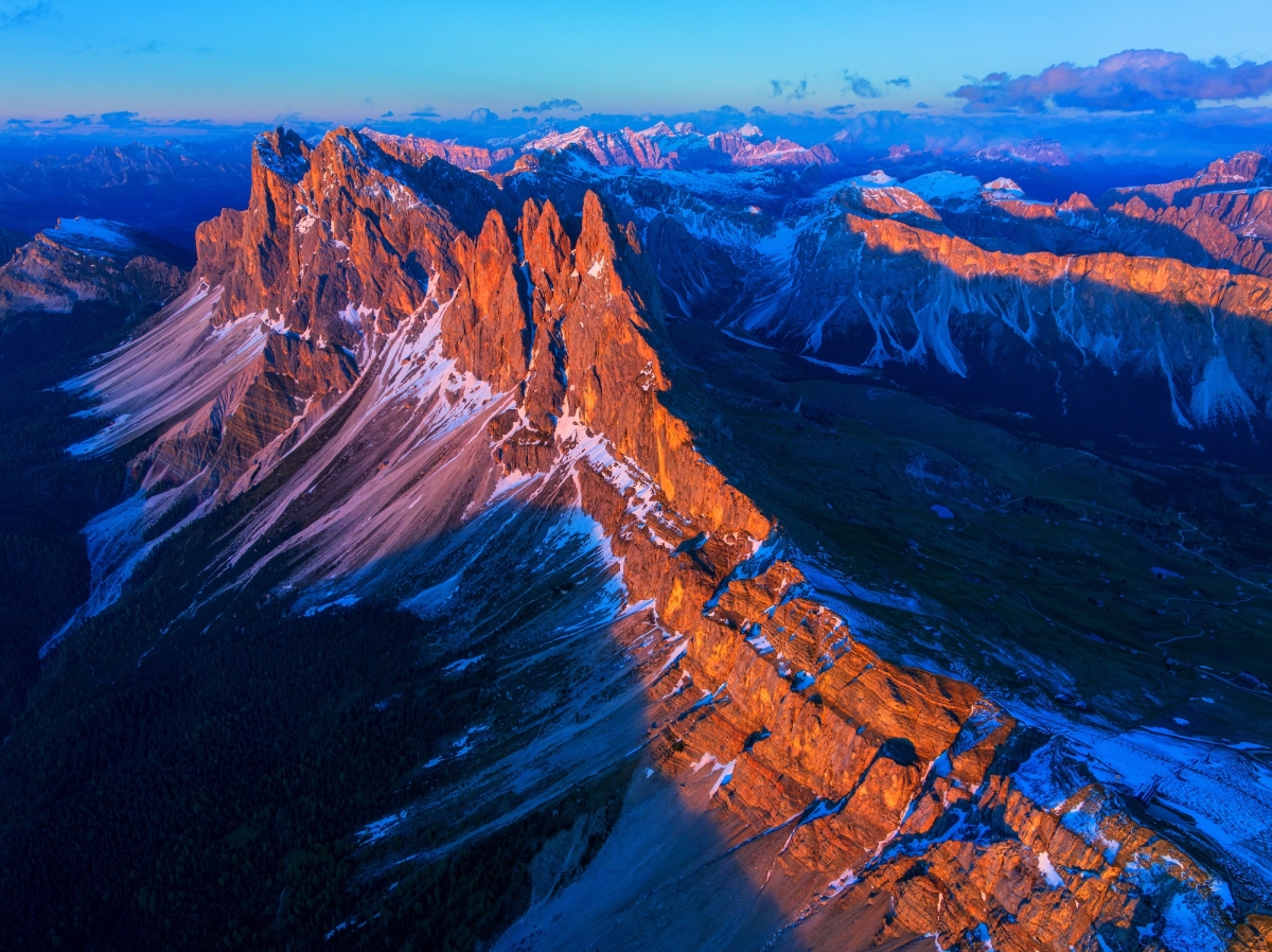 Where the Light Touches Seceda