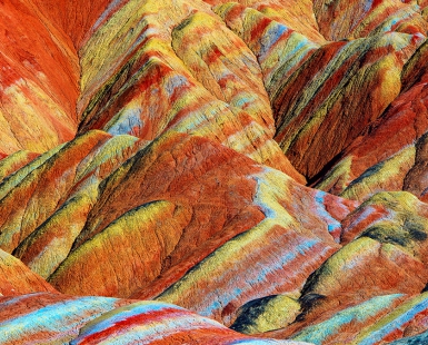 Zhangye Colorful Rock