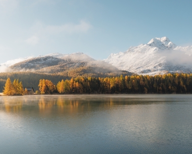 Autumn Morning in Upper Engadine