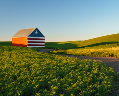 A Patriotic Barn