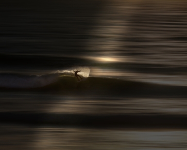 Sunset Surfing