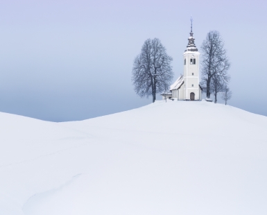 Winter church