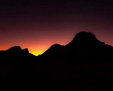 Farewell Light Over Spitzkoppe