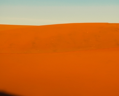 Moonset Over Deadvlei Dunes