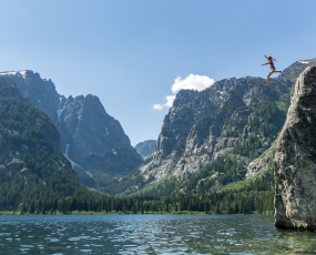 Phelps Lake Jumping Rock