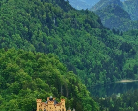 Castle in the mountain